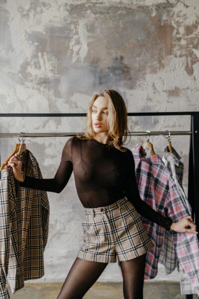 Шорти у клітинку