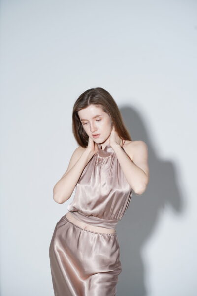 Віскозний топ у кольорі мокко